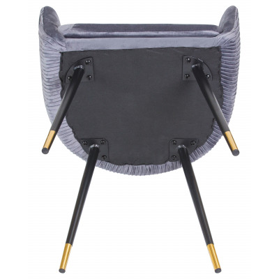 Стул обеденный DOBRIN MARY (серый велюр (1922-19))