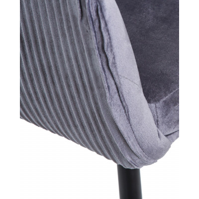 Стул обеденный DOBRIN MARY (серый велюр (1922-19))