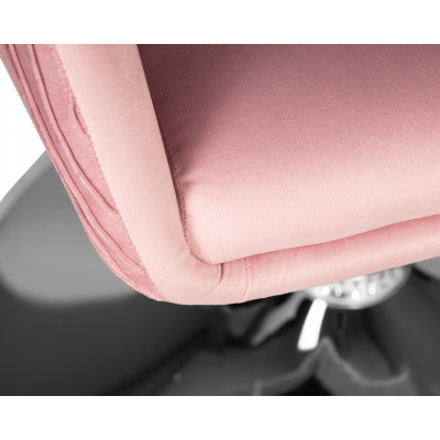 Кресло дизайнерское DOBRIN EDISON (розовый велюр (1922-16)) - купить в Екатеринбурге, в наличии