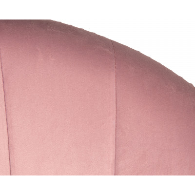 Кресло дизайнерское DOBRIN EDISON (розовый велюр (1922-16)) - купить в Екатеринбурге, в наличии