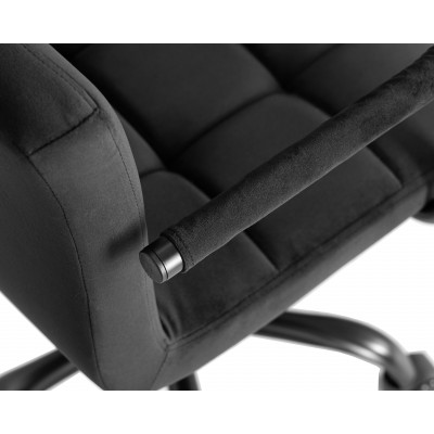 Набор 2 шт Офисное кресло для персонала DOBRIN TERRY BLACK (черный велюр (MJ9-101)) - купить в Екатеринбурге, в наличии