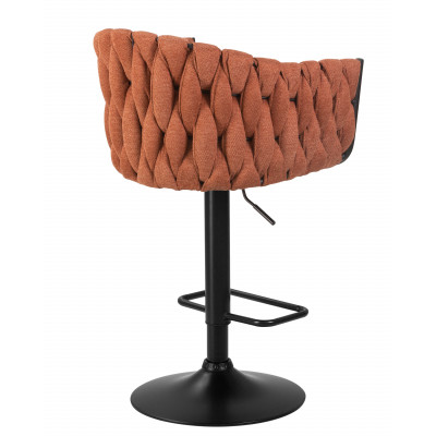 Набор 2 шт Стул барный DOBRIN LEON (оранжевая ткань (LAR 275-27))