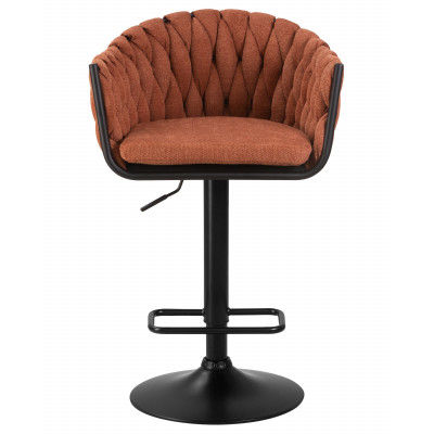 Набор 2 шт Стул барный DOBRIN LEON (оранжевая ткань (LAR 275-27))