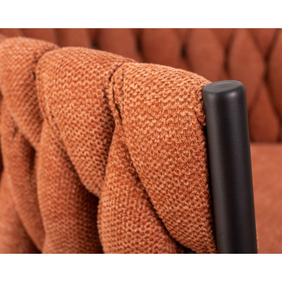 Набор 2 шт Стул барный DOBRIN LEON (оранжевая ткань (LAR 275-27))