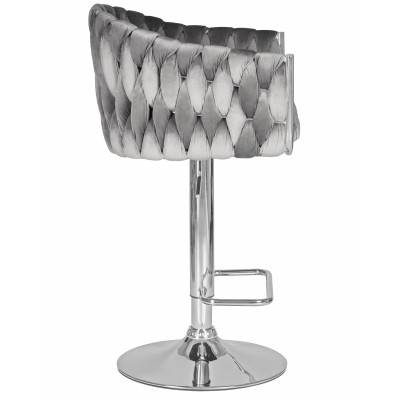 Набор 2 шт Стул барный DOBRIN MARCEL (серый велюр (MJ9-75)) - купить в Екатеринбурге, в наличии