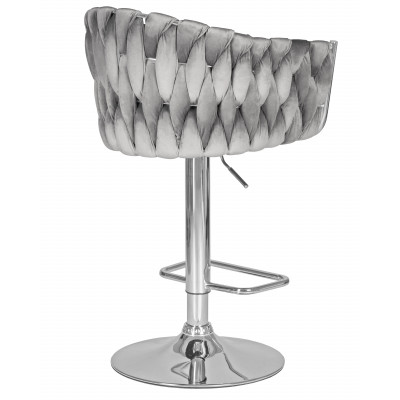 Набор 2 шт Стул барный DOBRIN MARCEL (серый велюр (MJ9-75)) - купить в Екатеринбурге, в наличии