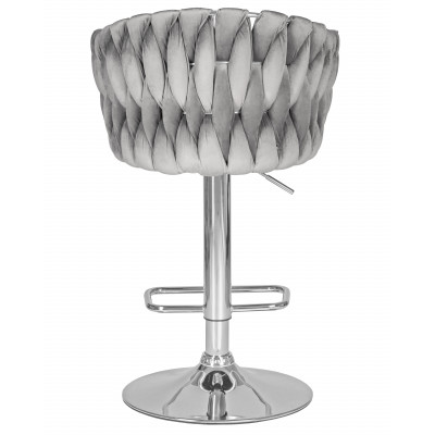 Набор 2 шт Стул барный DOBRIN MARCEL (серый велюр (MJ9-75)) - купить в Екатеринбурге, в наличии