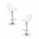 Набор 2 шт Стул барный DOBRIN ROCKY (белый) - купить в Екатеринбурге, в наличии
