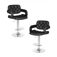 Набор 2 шт Стул барный DOBRIN TIESTO (чёрный)