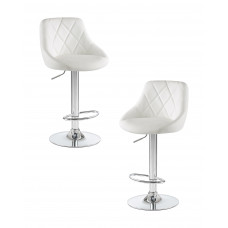 Набор 2 шт Стул барный DOBRIN LOGAN (белый)