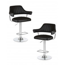 Набор 2 шт Стул барный DOBRIN CHARLY (чёрный)
