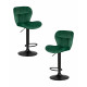 Набор 2 шт Стул барный DOBRIN BARNY BLACK (зеленый велюр (MJ9-88)) - купить в Екатеринбурге, в наличии
