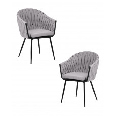 Набор 2 шт Стул обеденный DOBRIN MATILDA (серая ткань (LAR 275-17))