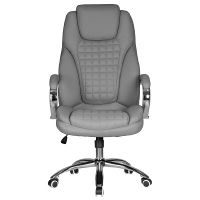 Офисное кресло для руководителей DOBRIN CHESTER (серый) - купить в Екатеринбурге, в наличии