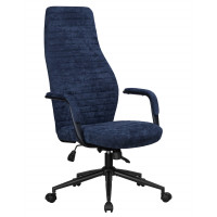 Офисное кресло для руководителей DOBRIN LOKI (синий (VRH230-25))