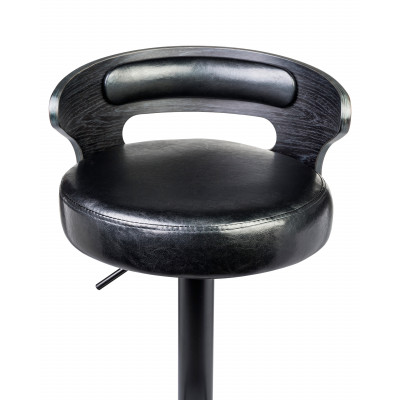 Стул барный DOBRIN FRED BLACK (чёрное дерево, чёрный) - купить в Екатеринбурге, в наличии