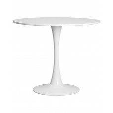 Стол обеденный MIA (белая столешница, белое основание)
