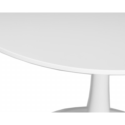 Стол обеденный MIA (белая столешница, белое основание) - купить в Екатеринбурге, в наличии