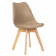 Набор 4 шт Стул обеденный DOBRIN JERRY SOFT (ножки светлый бук, цвет сиденья бежевый (GR-03))