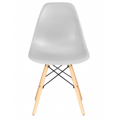 Стул обеденный DOBRIN DSW (ножки светлый бук, цвет светло-серый (GR-01)) - купить в Екатеринбурге, в наличии