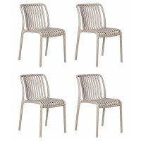 Набор 4 шт Стул обеденный DOBRIN WALTER (бежевый)