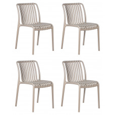 Набор 4 шт Стул обеденный DOBRIN WALTER (бежевый)