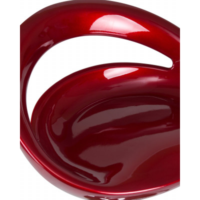 Набор 2 шт Стул барный DOBRIN DISCO (бордовый металлик)