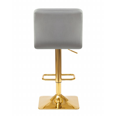 Стул барный DOBRIN GOLDIE (серый велюр (MJ9-75)) - купить в Екатеринбурге, в наличии