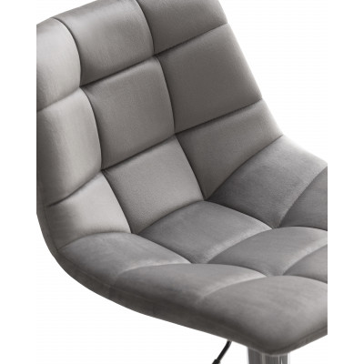 Набор 2 шт Стул барный DOBRIN TAILOR (серый велюр (MJ9-75)) - купить в Екатеринбурге, в наличии