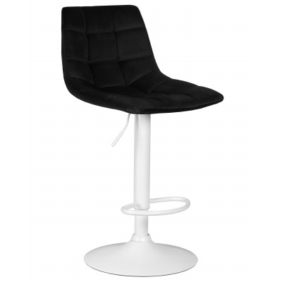 Набор 2 шт Стул барный DOBRIN TAILOR WHITE (черный велюр (MJ9-101)) - купить в Екатеринбурге, в наличии