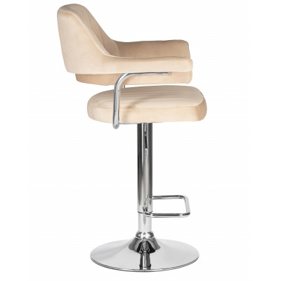 Стул барный DOBRIN CHARLY (бежевый велюр (MJ9-10)) - купить в Екатеринбурге, в наличии