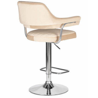 Стул барный DOBRIN CHARLY (бежевый велюр (MJ9-10)) - купить в Екатеринбурге, в наличии