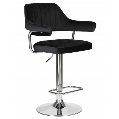 Набор 2 шт Стул барный DOBRIN CHARLY (черный велюр (MJ9-101)) - купить в Екатеринбурге, в наличии