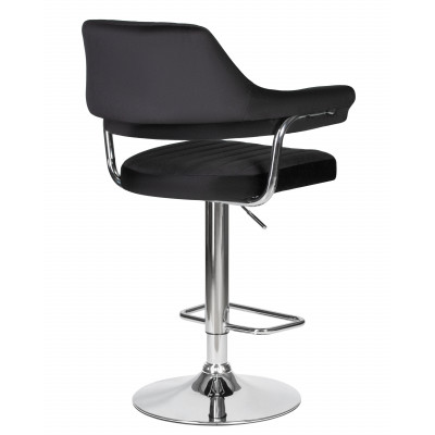 Набор 2 шт Стул барный DOBRIN CHARLY (черный велюр (MJ9-101)) - купить в Екатеринбурге, в наличии