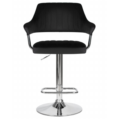 Набор 2 шт Стул барный DOBRIN CHARLY (черный велюр (MJ9-101)) - купить в Екатеринбурге, в наличии