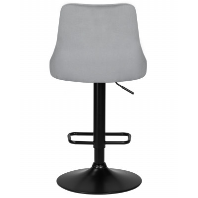 Стул барный DOBRIN JOSEPH BLACK (серый велюр (MJ9-75)) - купить в Екатеринбурге, в наличии