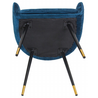 Стул обеденный DOBRIN MARY (синий велюр (1922-20))