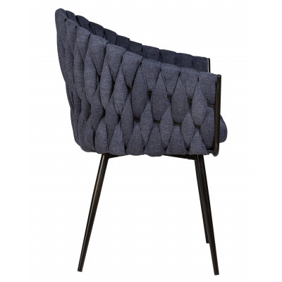 Набор 2 шт Стул обеденный DOBRIN MATILDA (синяя ткань (LAR-275-29)) - купить в Екатеринбурге, в наличии