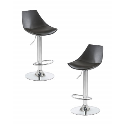 Набор 2 шт Стул барный DOBRIN ROCKY (чёрный)