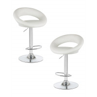 Набор 2 шт Стул барный DOBRIN MIRA (белый)