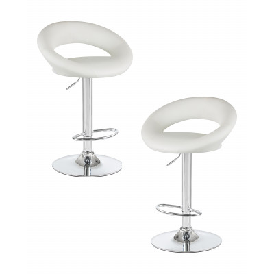 Набор 2 шт Стул барный DOBRIN MIRA (белый) - купить в Екатеринбурге, в наличии