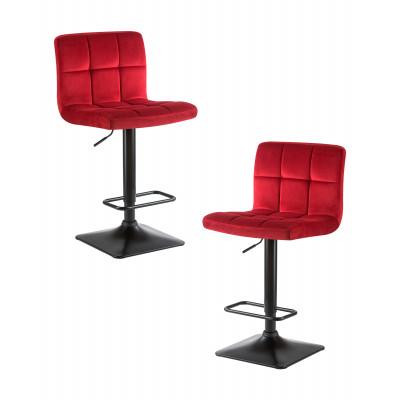 Набор 2 шт Стул барный DOBRIN DOMINIC (бордо велюр (MJ9-43)) - купить в Екатеринбурге, в наличии