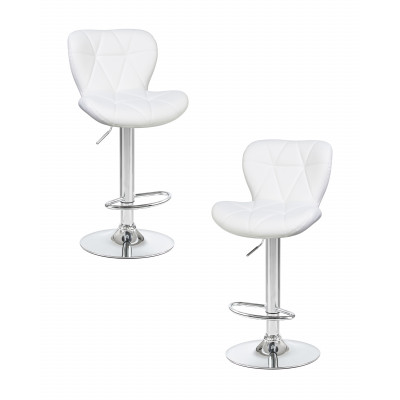 Набор 2 шт Стул барный DOBRIN BARNY (белый) - купить в Екатеринбурге, в наличии