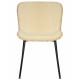 Стул обеденный DOBRIN MILO (черные ножки, кремовый букле (UF992-02))