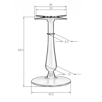 Подстолье обеденное DOBRIN ROLAND - купить в Екатеринбурге, в наличии