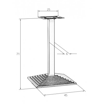 Подстолье обеденное DOBRIN GRANT - купить в Екатеринбурге, в наличии