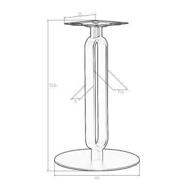 Подстолье обеденное DOBRIN ELAN GOLD - купить в Екатеринбурге, в наличии
