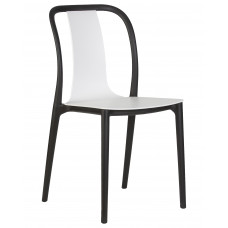 Стул обеденный DOBRIN ADAM (черный/белый)