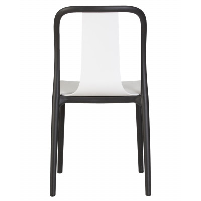 Стул обеденный DOBRIN ADAM (черный/белый)