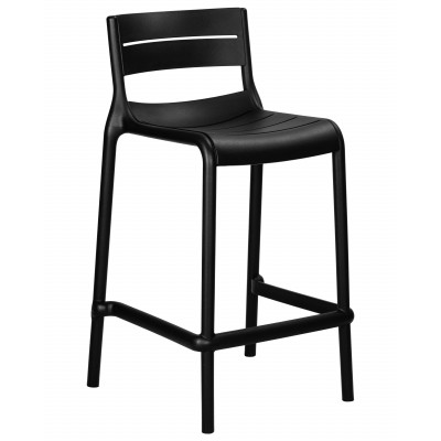 Набор 4 шт Стул полубарный DOBRIN NESSA (черный (B-03))